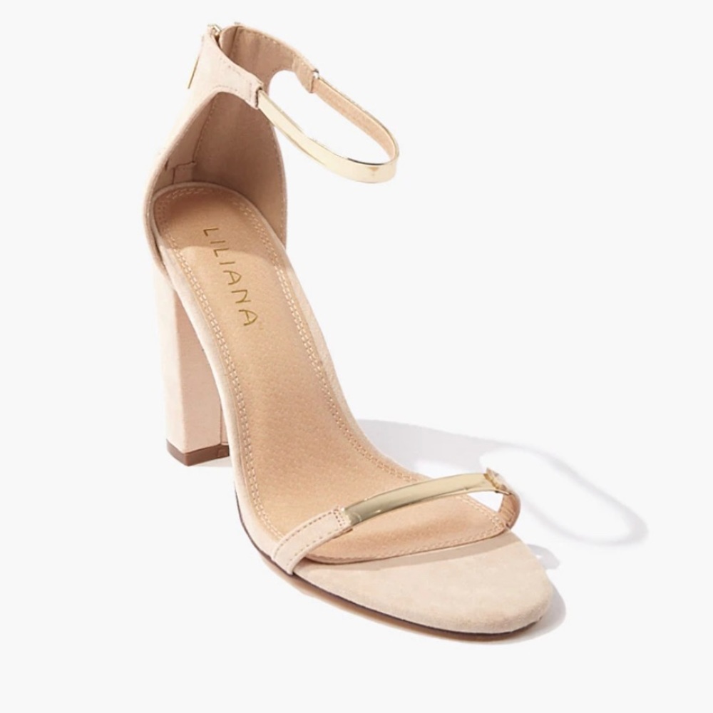Nude Chunky Heel